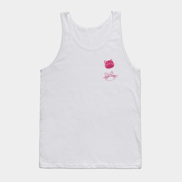 MeshMinds Astrocat Face Tank Top by Meshminds